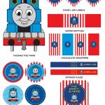 Printable Thoma's The Train Birthday Party Pdfchiquitapb The   Free Printable Thomas The Train Cupcake Toppers