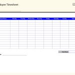 Printable Time Sheets | Free Printable Employee Timesheets Employee   Time Card Templates Free Printable
