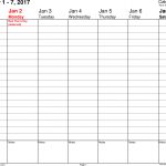 Printable Weekly Planner 2017 | Room Surf   Free Printable Organizer 2017