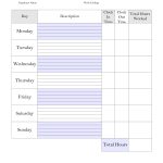 Printable Weekly Time Sheet | Printable Timecard | Teaching <3   Free Printable Time Tracking Sheets
