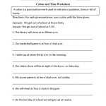 Punctuation Worksheets | Colon Worksheets   Free Printable 5 W's Worksheets