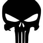 Punisher Skull Stencil | Firearms | Skull Stencil, Printable Stencil   Skull Stencils Free Printable