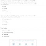 Quiz & Worksheet   Branches Of Biology | Study   Free Printable Biology Worksheets For High School
