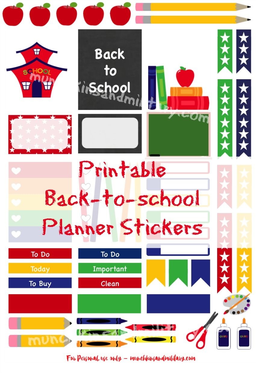 Ready For School?! Don't Miss A Thing With These Printable Stickers - Free Printable Stickers For Teachers