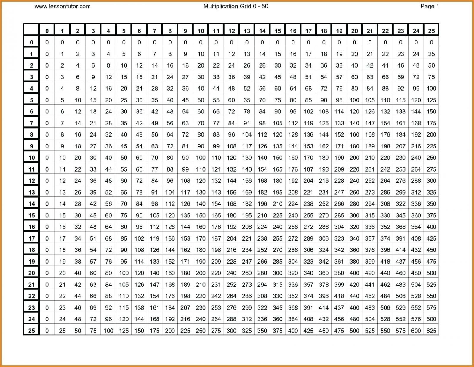 Multiplication Chart To 100 Free Printable Multiplication Chart 