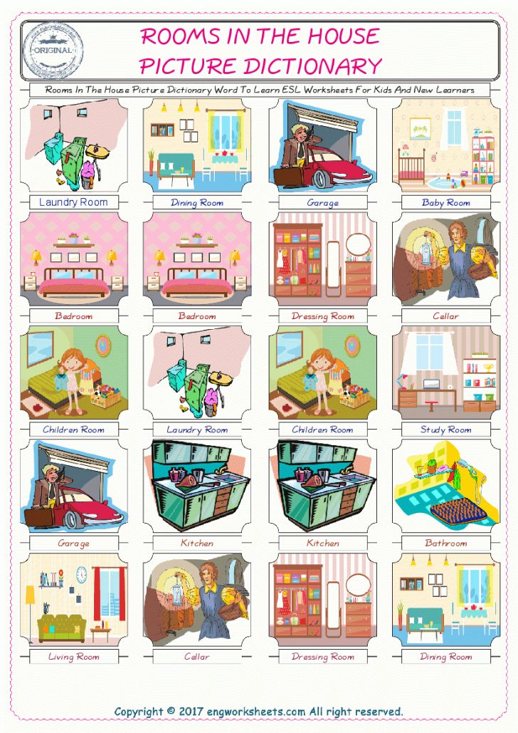 Free Printable Picture Dictionary For Kids