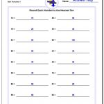 Rounding Numbers   Free Printable Common Core Math Worksheets For Third Grade