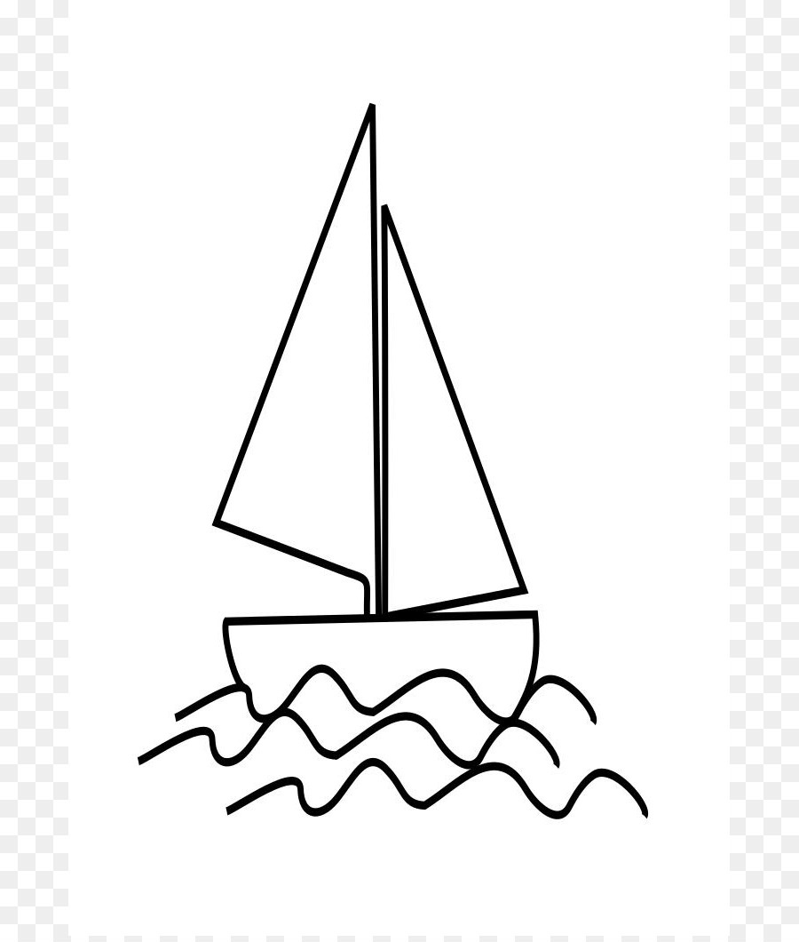 clip art sailboat stencil