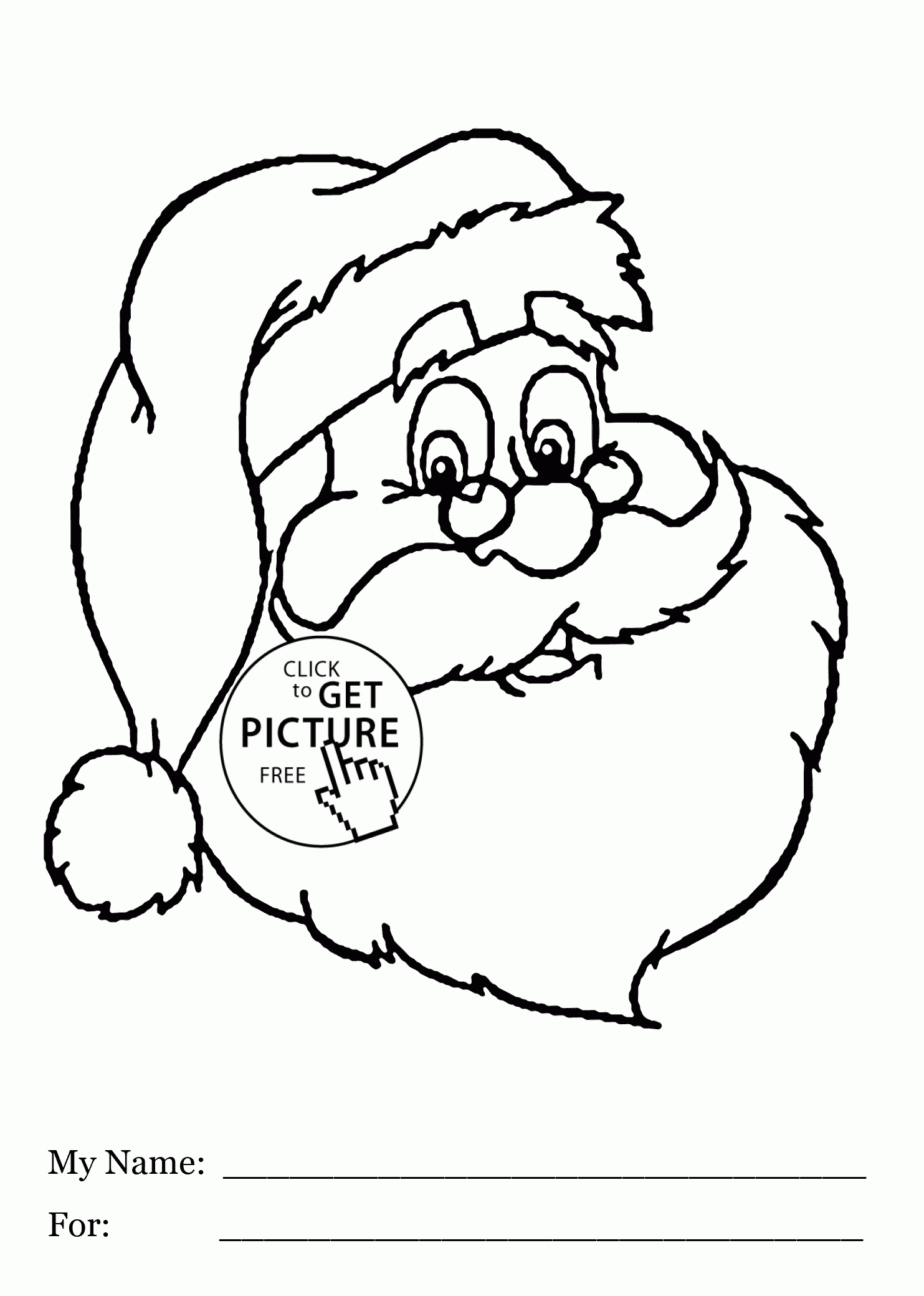 Santa Claus Had Coloring Pages For Kids, Printable Free - Santa Coloring Pages Printable Free
