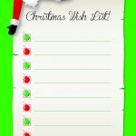 Santa's Wish List: Free Download | Schoolstickers   Free Printable Christmas List