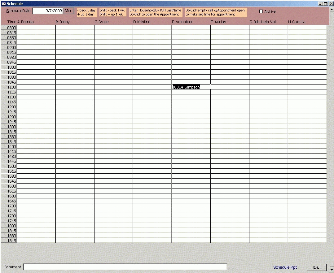 Schedule Template Free Printable Weekly Ment Calendar Day Minute - Free Printable Weekly Appointment Sheets