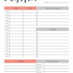 Schedule Template Printable Time Daily Timetable Chart Free   Free Printable Daily Schedule Chart