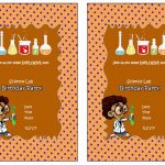Science Free Printable Birthday Party Invitations | Birthday Party   Free Printable Science Birthday Party Invitations