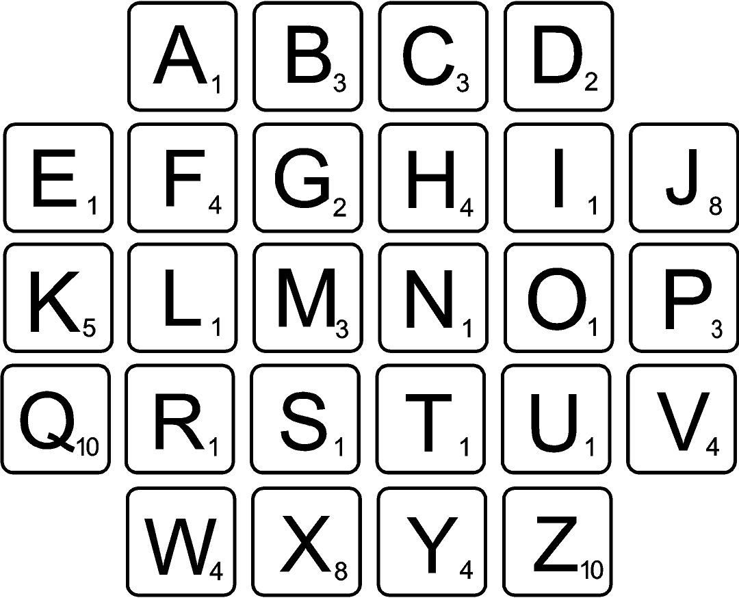Scrabble Name | Eng | Scrabble Letters Printable, Scrabble Wall Art - Free Printable Scrabble Tiles