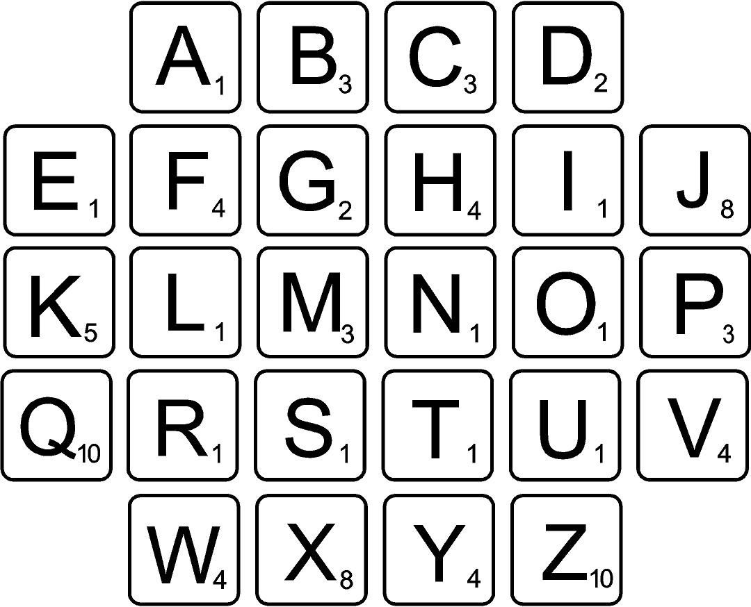 Pindebra Chase On Scrabble Scrabble Letters Printable Free 
