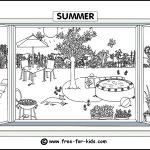 Seasons Colouring Pages   Free Printable Pictures Of The Four Seasons