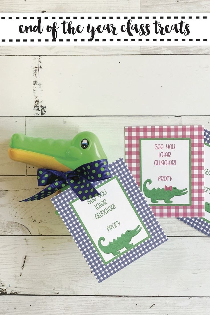 See You Later Alligator Class Treats | Printables | See You Later - See You Later Alligator Free Printable