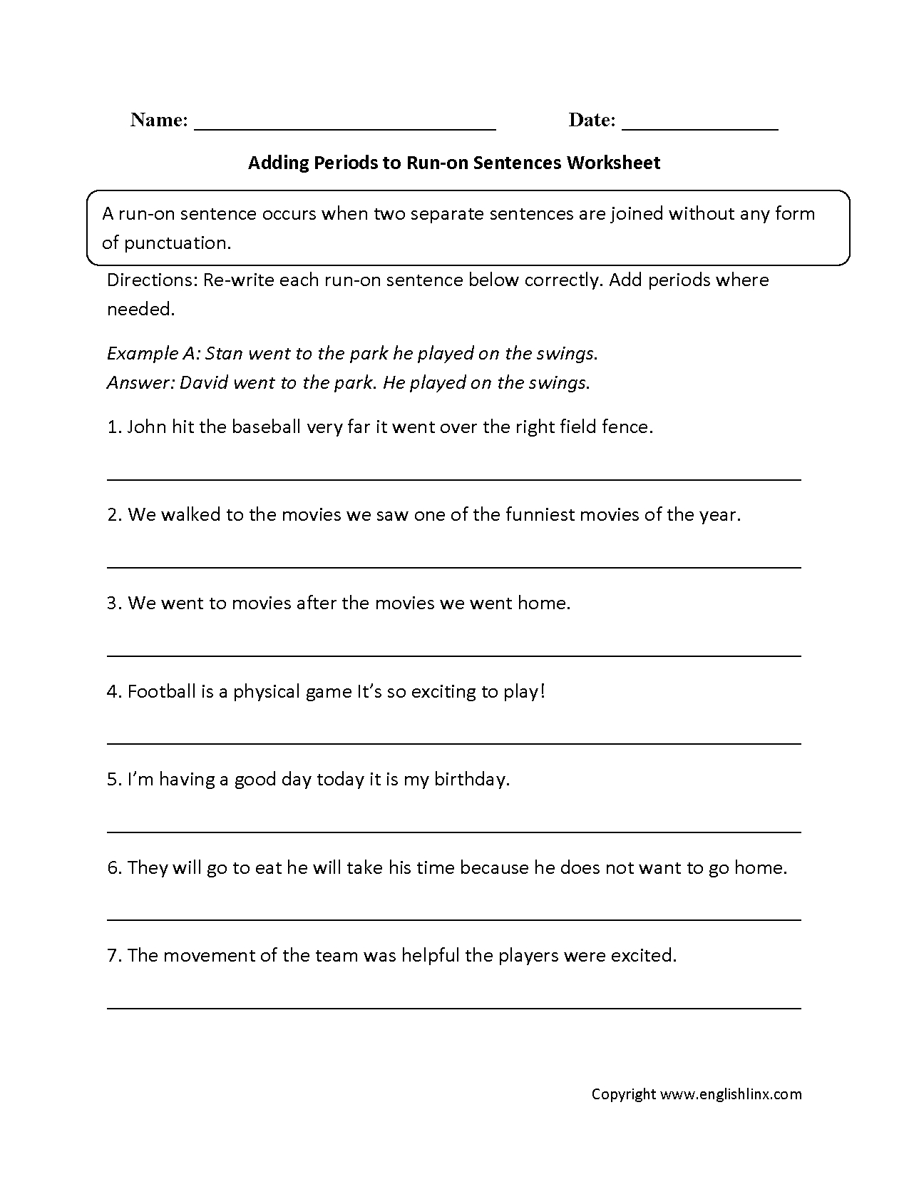 Second Grade Sentences Worksheets Ccss 2 l 1 f Worksheets Free Printable Sentence Correction