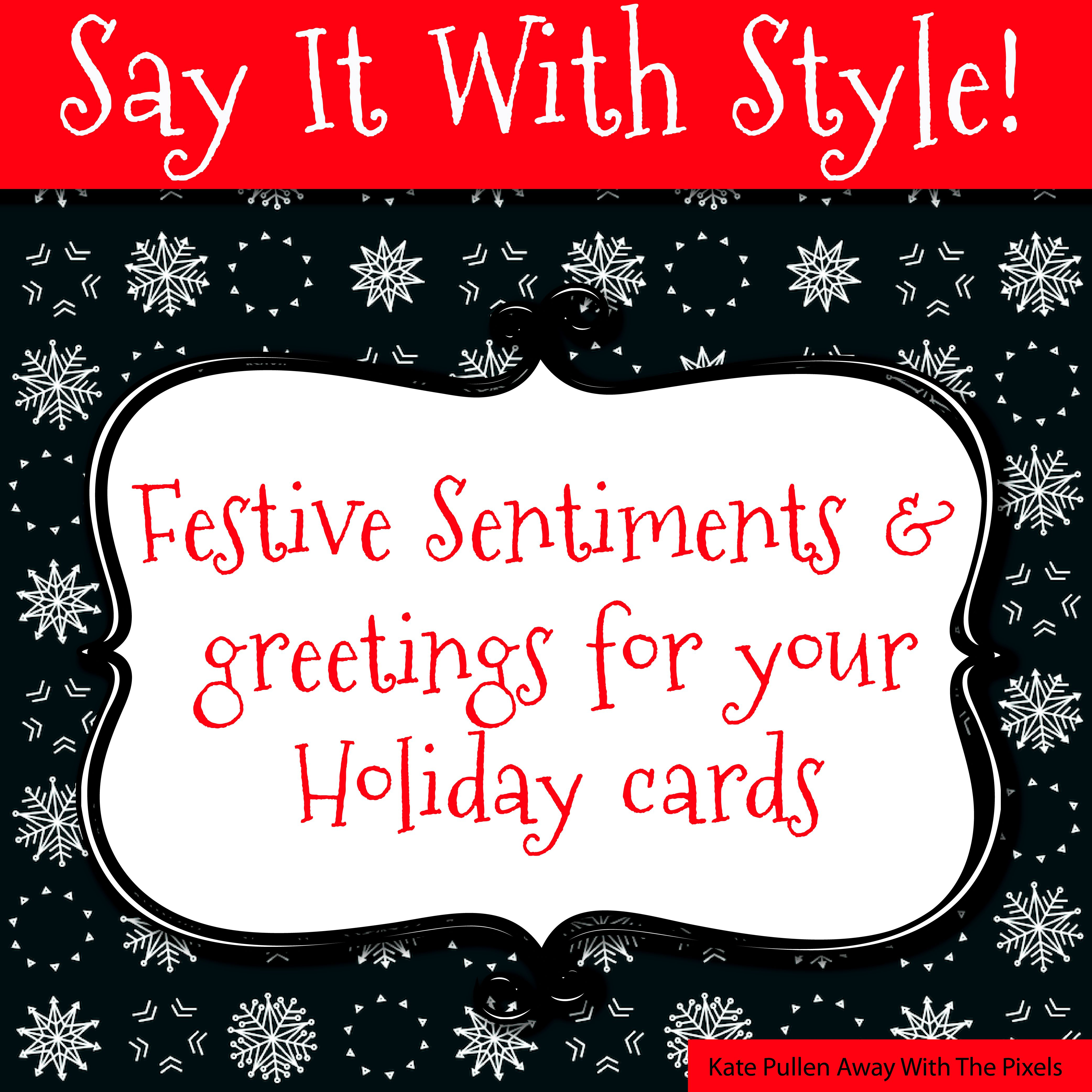 Sentiments And Greetings For Christmas Cards - Free Printable Greeting Card Sentiments