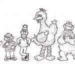 Sesame Street Characters Coloring Page | Free Printable Coloring Pages   Free Printable Coloring Pages Sesame Street Characters