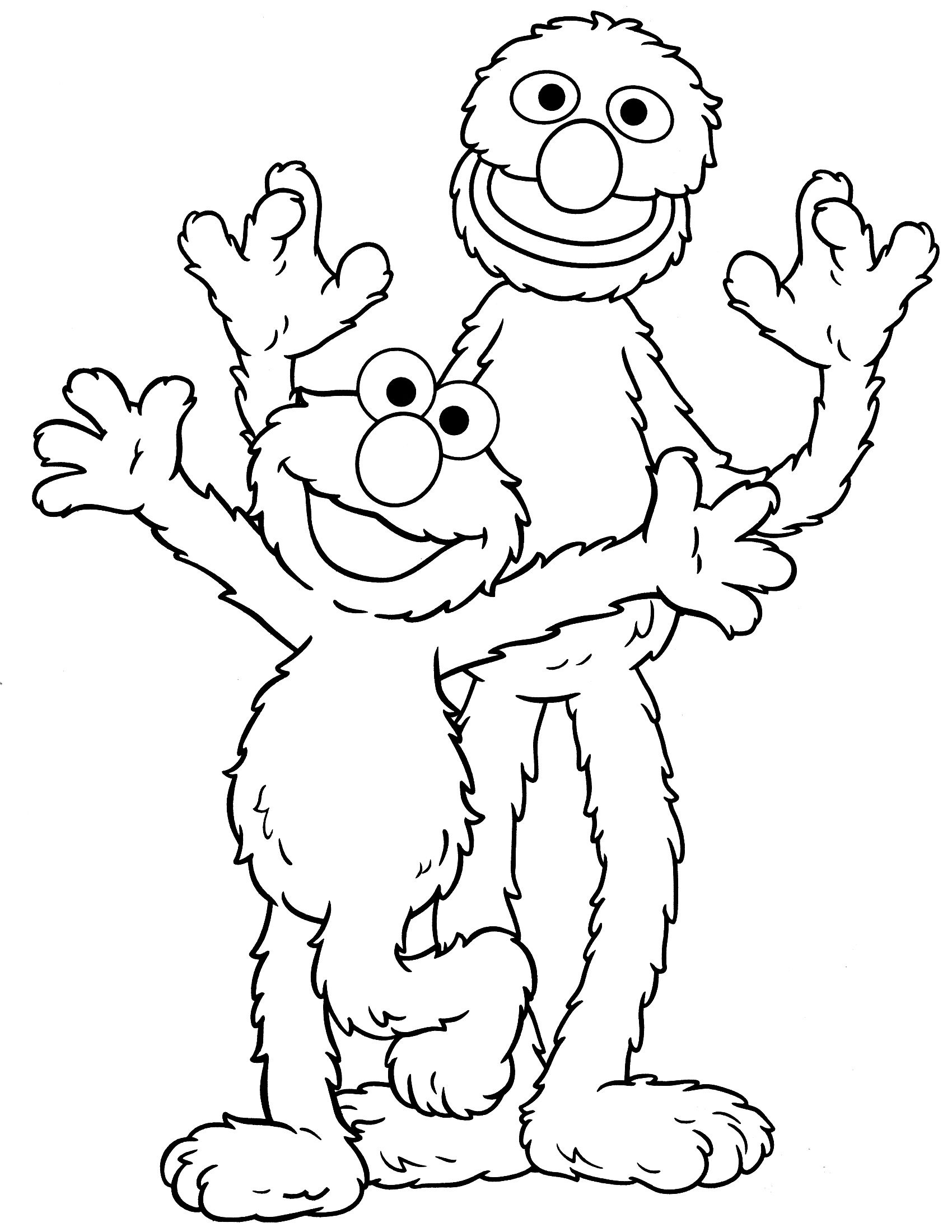 Free Printable Coloring Pages Sesame Street Characters Free Printable