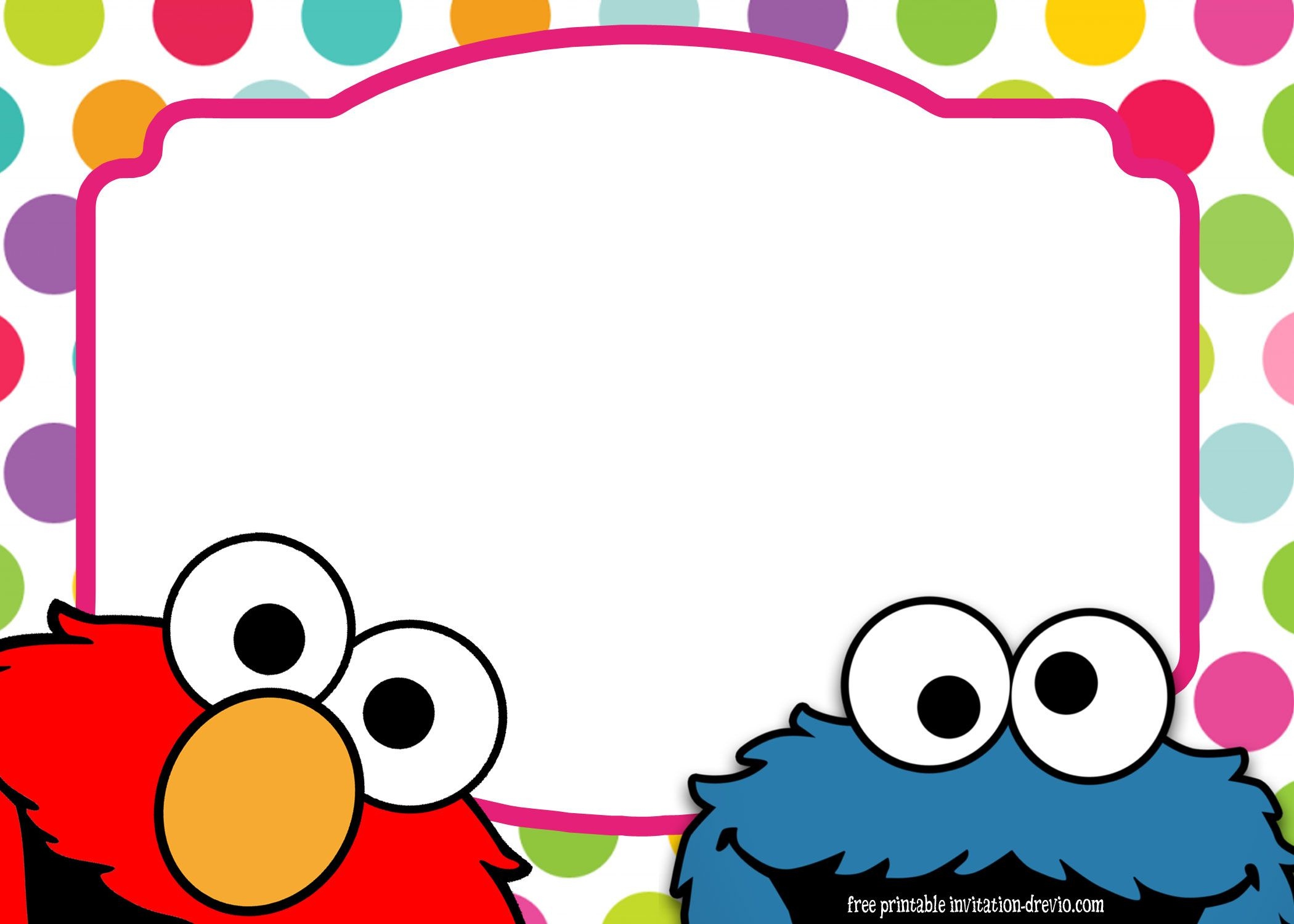 Sesame Street Twin Birthday Invitation | Free Printable Birthday - Free Printable Cookie Monster Birthday Invitations