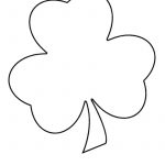 Shamrock For St Patrick's Day Coloring Page   Print. Color. Fun!   Free Printable Shamrock Cutouts