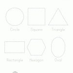 Shape Tracing Worksheets Kindergarten   Free Printable Name Tracing Worksheets For Preschoolers