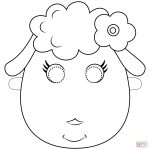 Sheep Mask Coloring Page | Free Printable Coloring Pages   Free Printable Sheep Mask