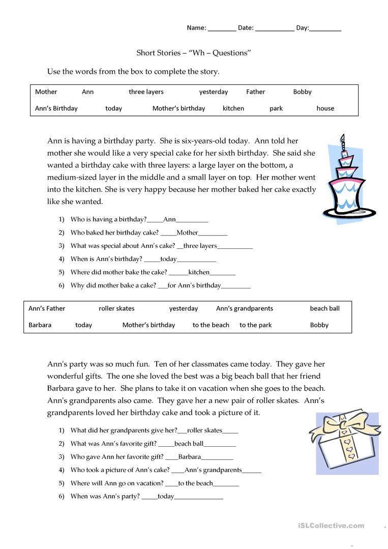 Free Printable Stories For 4Th Graders Free Printable