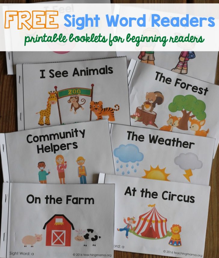 Free Printable Word Family Mini Books