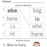 Sight Word Worksheets And Other Free Printables Available At   Free Printable Autism Worksheets