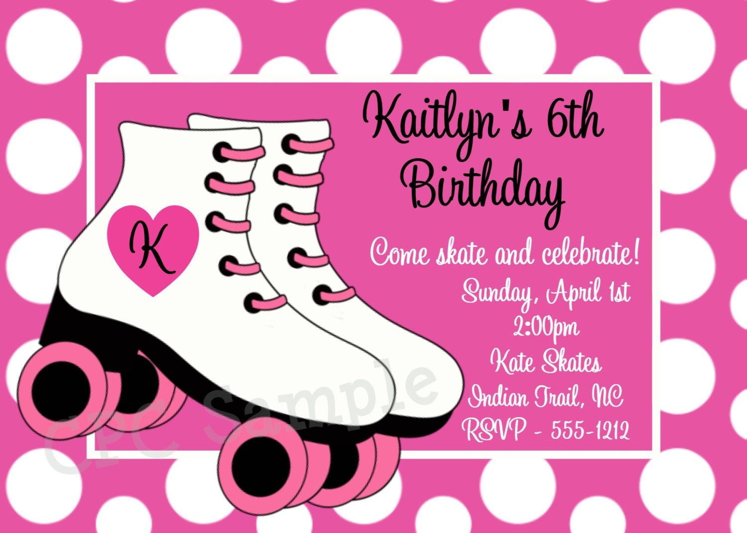 Skate Party Invitation Template. Party Invitations Free Printable - Free Printable Skateboard Birthday Party Invitations