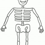 Skeleton Coloring Pages   Free Large Images | Coloring Pages   Free Printable Human Body Template