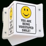 Smile You're On Camera Signs   You Are Being Video Taped   Free Printable Smile Your On Camera