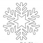 Snowflake Stencil 08 | Crafts | Snowflake Stencil, Snowflake   Free Printable Snowflakes