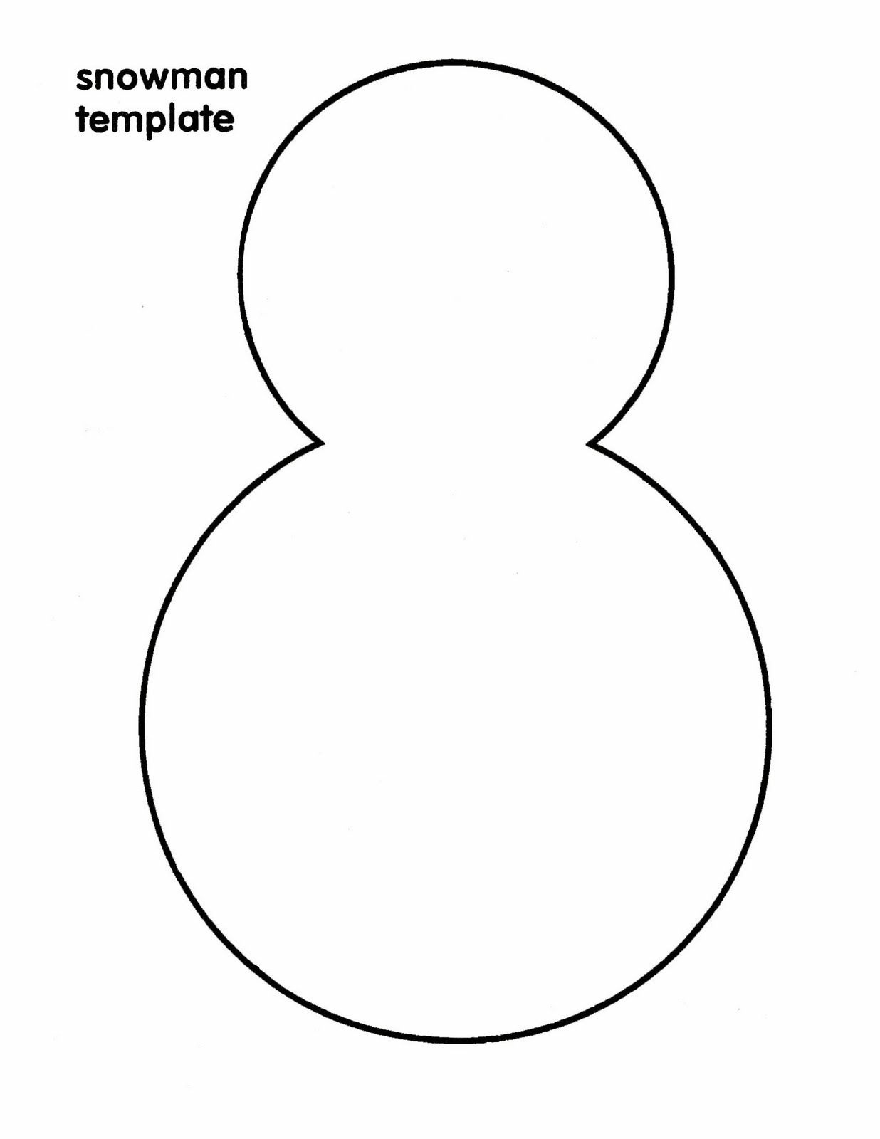 Free Snowman Templates To Print Printable Templates