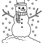 Snowman Pictures To Color | To Color They May Enjoy This Printable   Free Printable Snowman Patterns