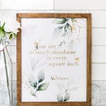 So Much Sunshine Printable Wall Art   Maison De Pax   Free Printable Wall Art Quotes