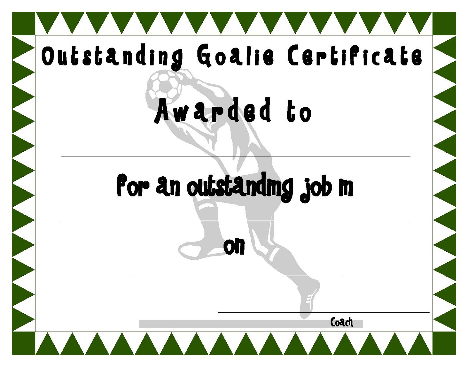 Soccer Certificate Templates | Activity Shelter - Free Printable Soccer Certificate Templates