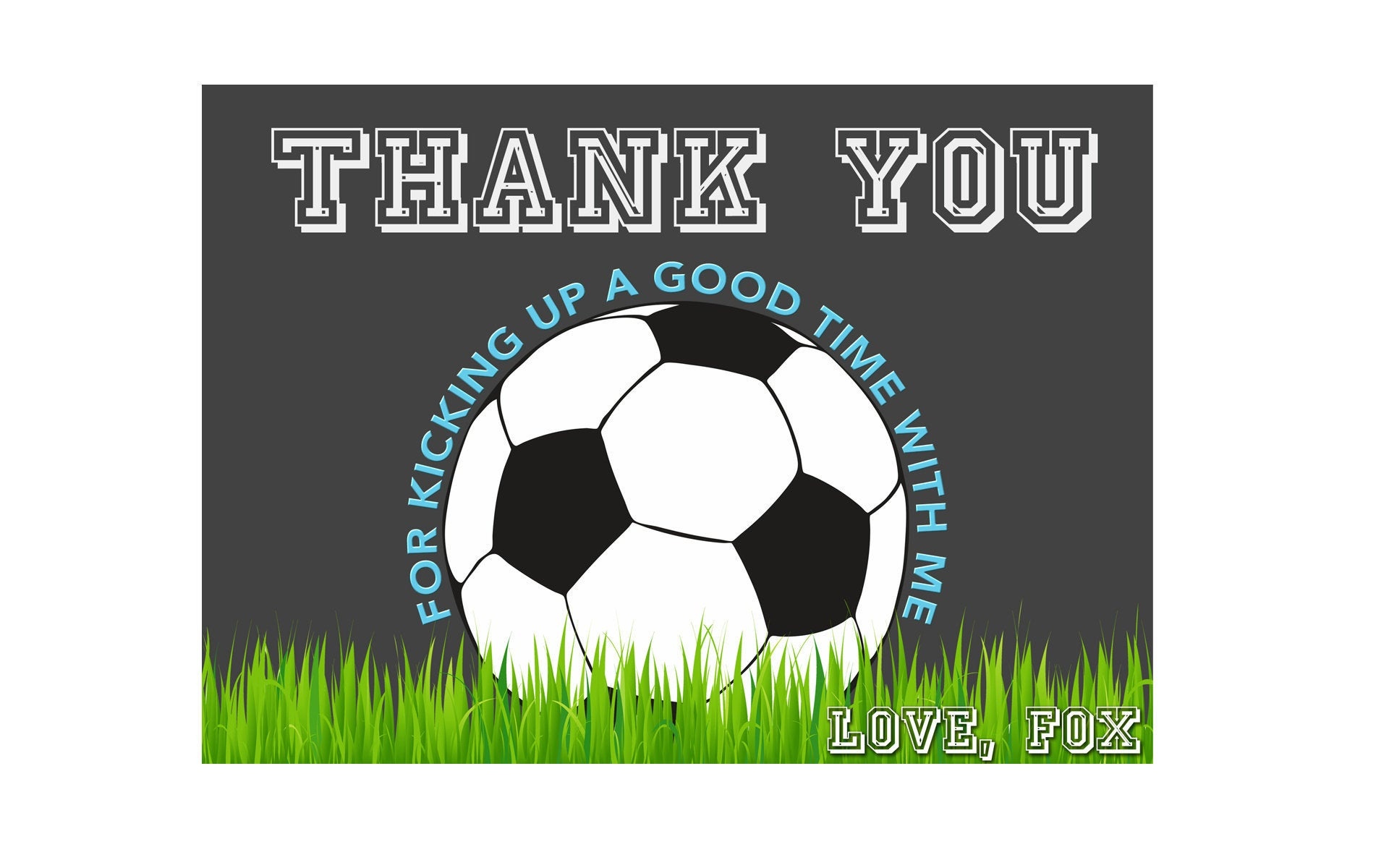 Thank You Coach Soccer Cards Zazzle Team Thank You Card For Soccer 