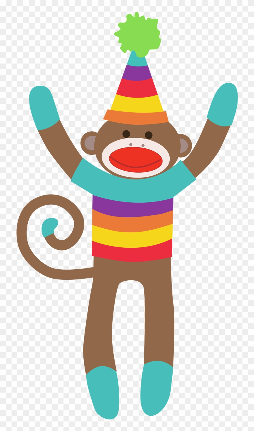 Sock Monkey Clipart Free Download Clip Art On - Colorful Sock Monkey - Free Printable Sock Monkey Clip Art