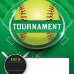 Softball Tournament Template Royalty Free Vector Image   Free Printable Softball Images