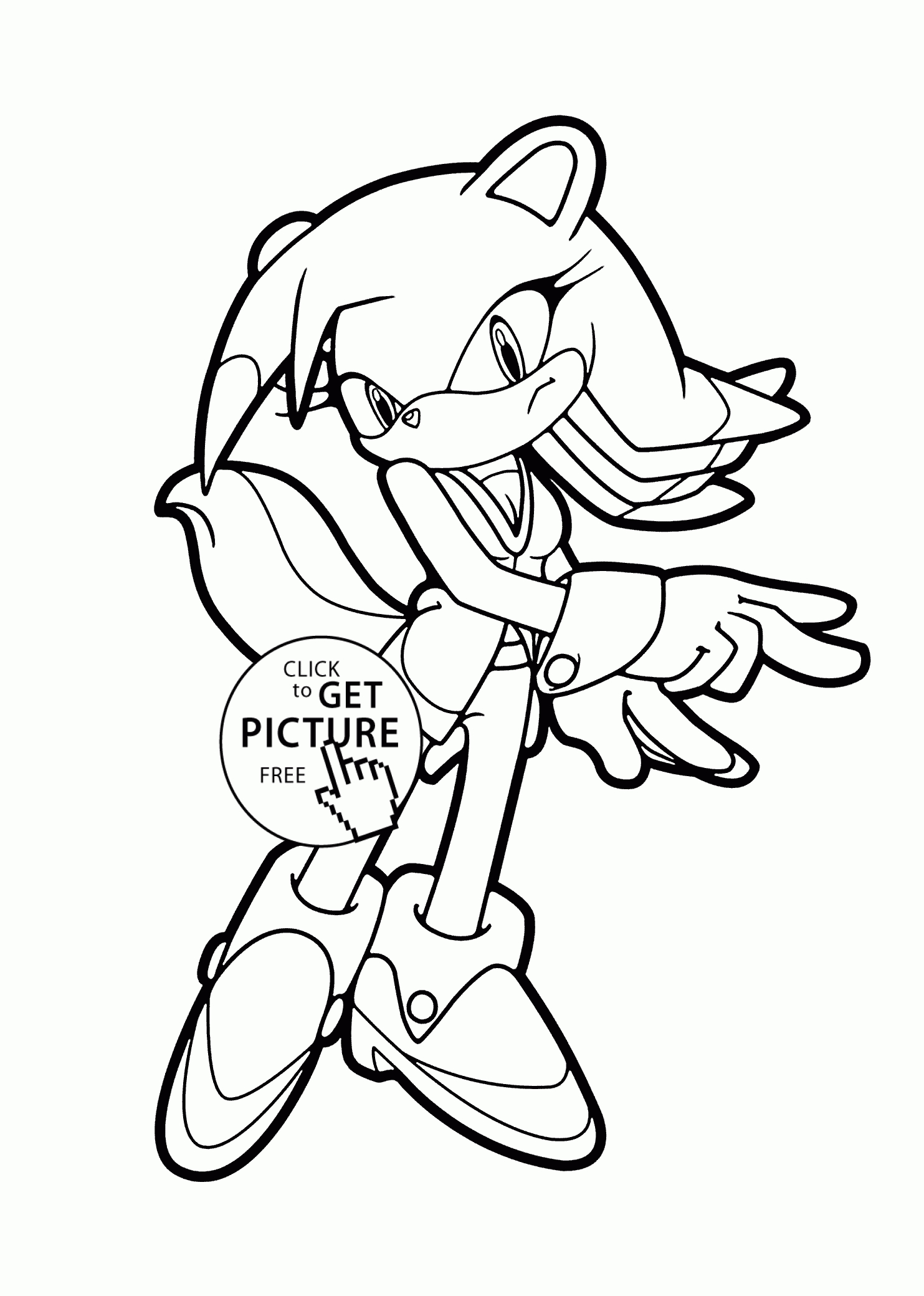 Sonic Characters Coloring Pages For Kids, Printable Free - Sonic Coloring Pages Free Printable