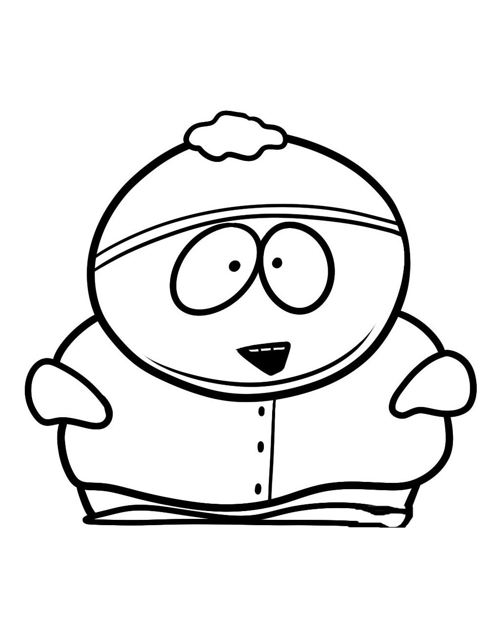 South Park For Children - South Park Kids Coloring Pages - Free Printable South Park Coloring Pages