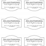Spa And Pampering In A Jar   Classy Clutter   Spa In A Jar Free Printable Labels