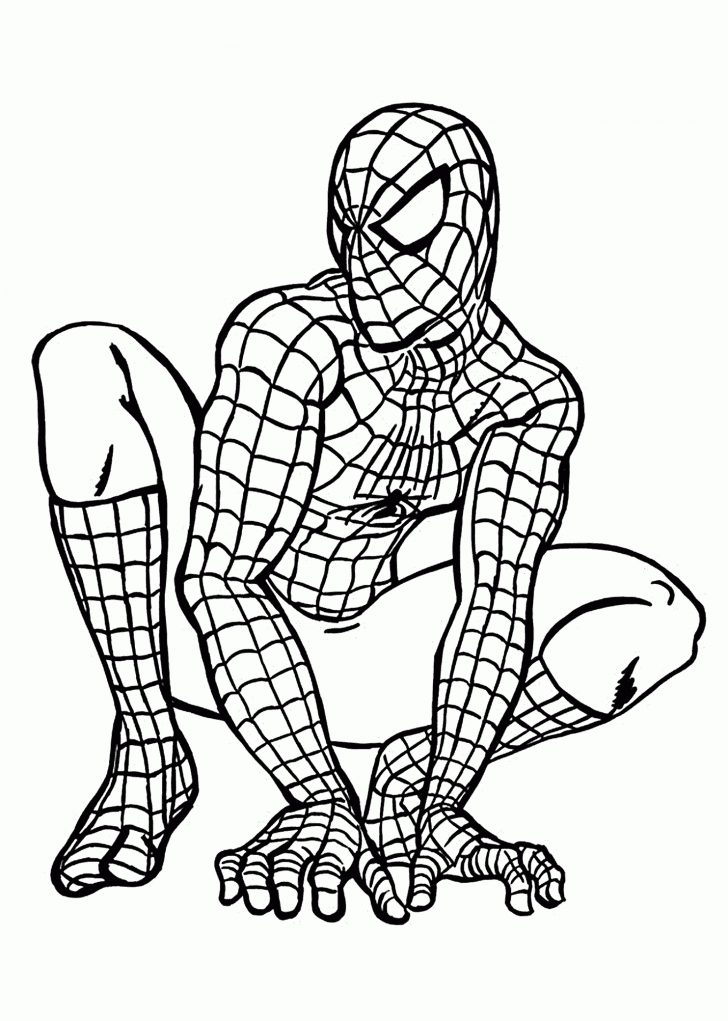 Free Printable Spiderman Coloring Pages