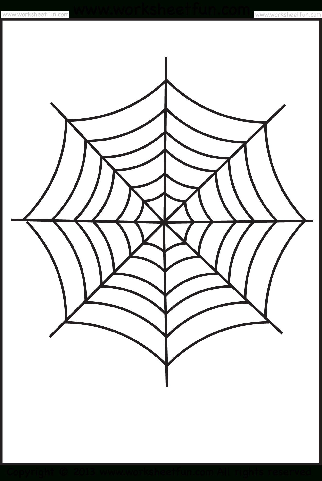 Spider Web Stencil Free Printable Free Printable
