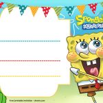 Spongebob Invitation Template • Invitation Template Ideas   Spongebob Free Printable Invitations