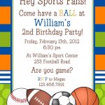 Sports Invitations Templates Free #party | Party Invitation, Cakes   Free Printable Sports Birthday Invitation Templates